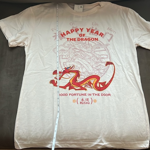 Disney Princess Mulan 🌸 Happy Year Of the dragon MUSHU graphic tshirt - Picture 4 of 8